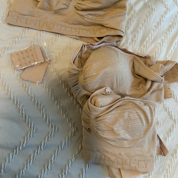 New Kindred Bravely Sublime® Hands-Free Pumping & Nursing Bra set of 3 large - Picture 1 of 3